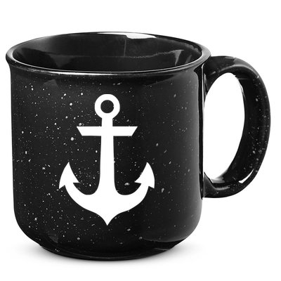 Anchorblack Sailor Vintage Style Navy Nautical 15oz Campfire Ceramic Mug