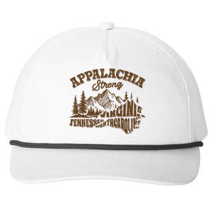 Appalachia Strong Virginia Tennessee North Carolina Snapback Five-Panel Rope Hat