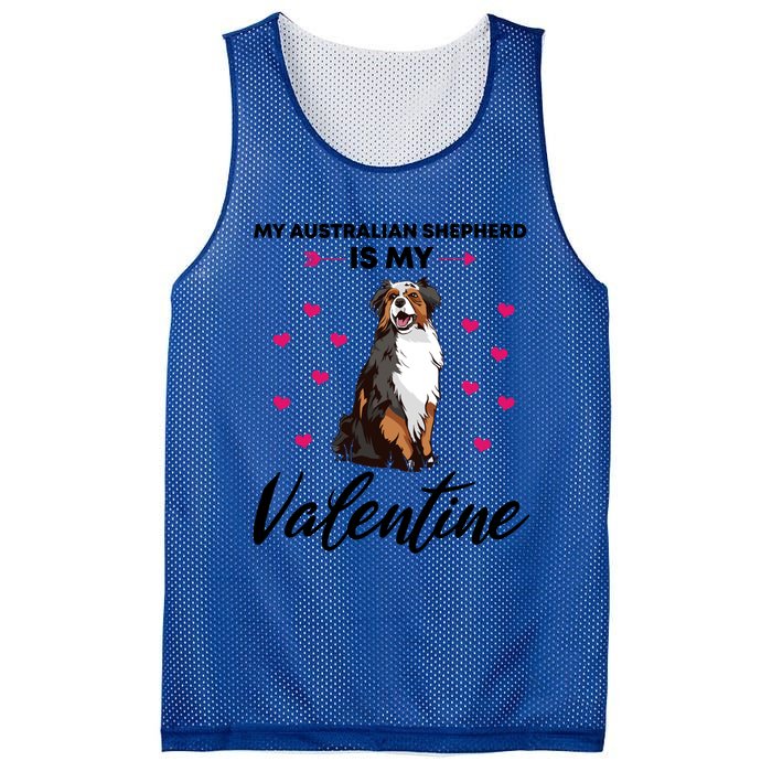 Australian Shepherd Valentine Dog Lovers Gift Mesh Reversible Basketball Jersey Tank