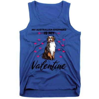 Australian Shepherd Valentine Dog Lovers Gift Tank Top