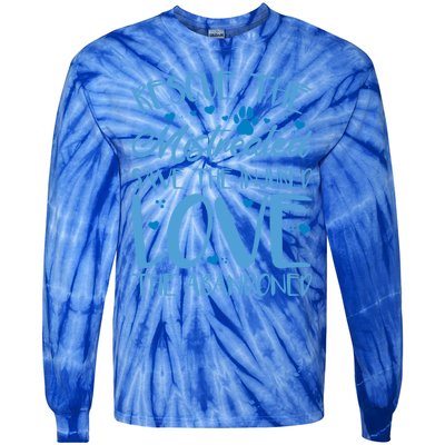 Animal Shelter Volunr Rescue The Mistreated Cool Gift Tie-Dye Long Sleeve Shirt