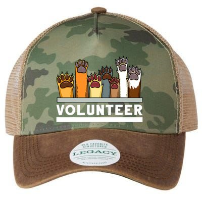 Animal Shelter Volunteer For Dog Rescue Supporter Legacy Tie Dye Trucker Hat