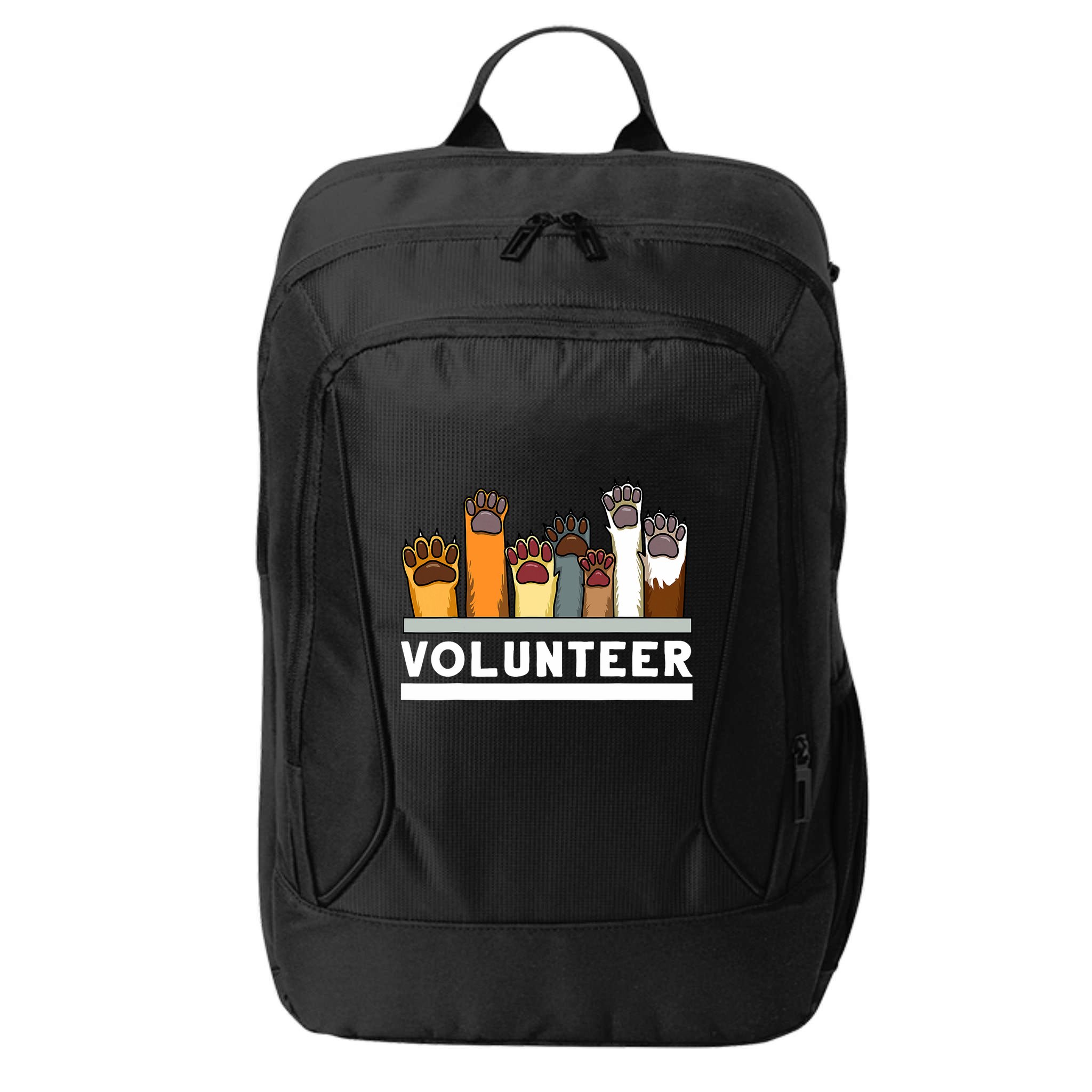 Animal Shelter Volunteer For Dog Rescue Supporter City Backpack