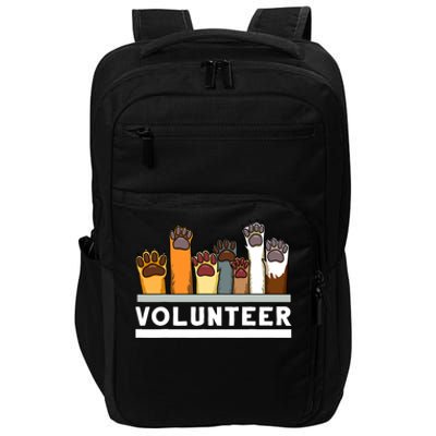 Animal Shelter Volunteer For Dog Rescue Supporter Impact Tech Backpack