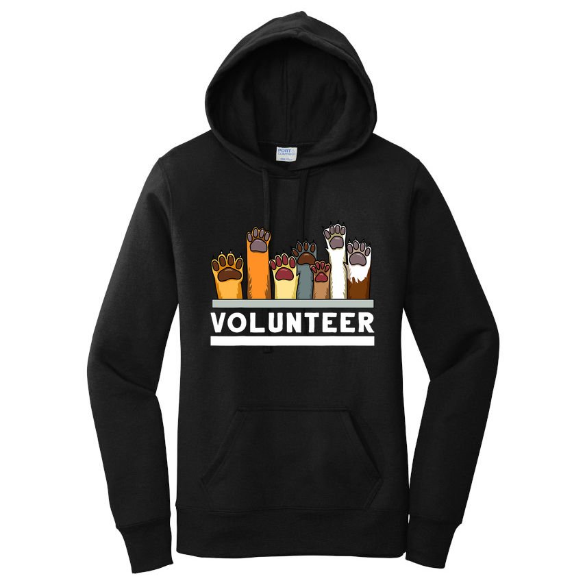 Animal Shelter Volunteer For Dog Rescue Supporter Women's Pullover Hoodie