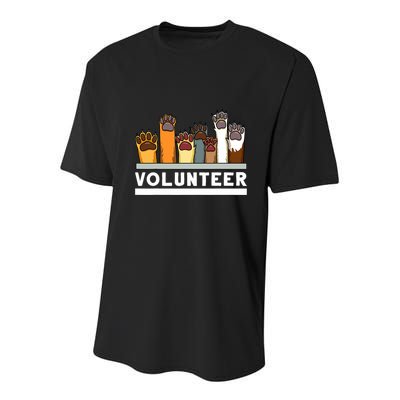 Animal Shelter Volunteer For Dog Rescue Supporter Youth Performance Sprint T-Shirt