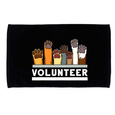 Animal Shelter Volunteer For Dog Rescue Supporter Microfiber Hand Towel