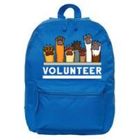 Animal Shelter Volunteer For Dog Rescue Supporter 16 in Basic Backpack