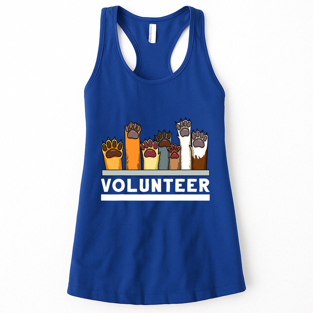 Animal Shelter Volunteer For Dog Rescue Supporter Womens Tank Top