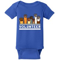 Animal Shelter Volunteer For Dog Rescue Supporter Baby Bodysuit