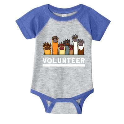 Animal Shelter Volunteer For Dog Rescue Supporter Infant Baby Jersey Bodysuit