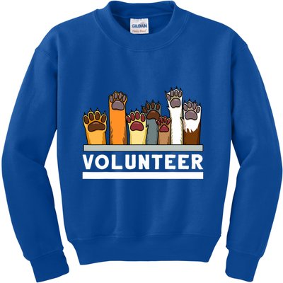 Animal Shelter Volunteer For Dog Rescue Supporter Kids Sweatshirt