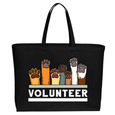 Animal Shelter Volunteer For Dog Rescue Supporter Cotton Canvas Jumbo Tote