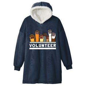 Animal Shelter Volunteer For Dog Rescue Supporter Hooded Wearable Blanket