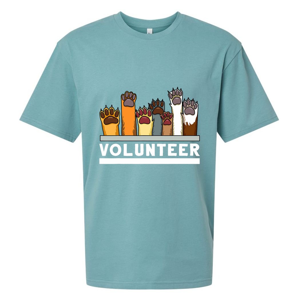 Animal Shelter Volunteer For Dog Rescue Supporter Sueded Cloud Jersey T-Shirt
