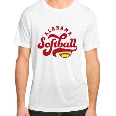 Alabama Softball Vintage Team Retro Softball Fan Adult ChromaSoft Performance T-Shirt