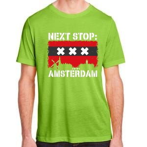 Amsterdam Summer Vacation Trip Next Stop Vacay Vibes Great Gift Adult ChromaSoft Performance T-Shirt