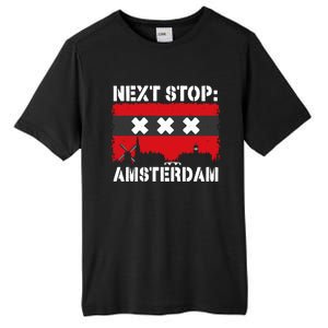 Amsterdam Summer Vacation Trip Next Stop Vacay Vibes Great Gift Tall Fusion ChromaSoft Performance T-Shirt