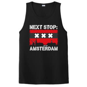 Amsterdam Summer Vacation Trip Next Stop Vacay Vibes Great Gift PosiCharge Competitor Tank