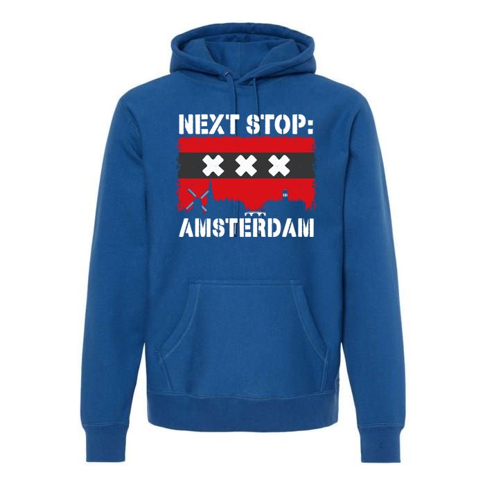 Amsterdam Summer Vacation Trip Next Stop Vacay Vibes Great Gift Premium Hoodie