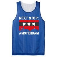 Amsterdam Summer Vacation Trip Next Stop Vacay Vibes Great Gift Mesh Reversible Basketball Jersey Tank