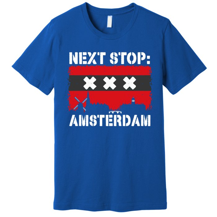 Amsterdam Summer Vacation Trip Next Stop Vacay Vibes Great Gift Premium T-Shirt