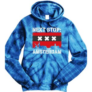 Amsterdam Summer Vacation Trip Next Stop Vacay Vibes Great Gift Tie Dye Hoodie