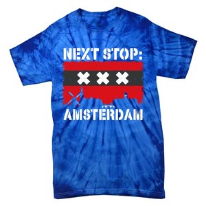 Amsterdam Summer Vacation Trip Next Stop Vacay Vibes Great Gift Tie-Dye T-Shirt