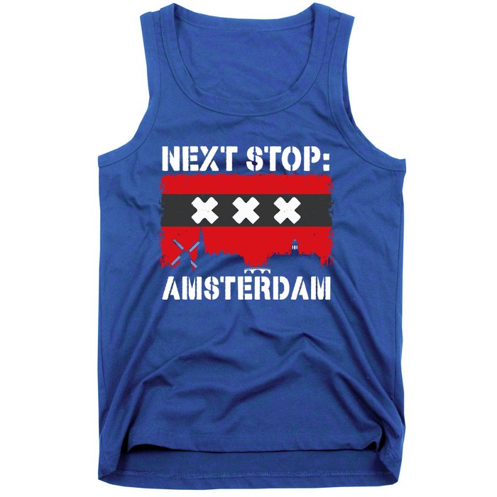 Amsterdam Summer Vacation Trip Next Stop Vacay Vibes Great Gift Tank Top