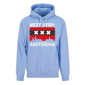 Amsterdam Summer Vacation Trip Next Stop Vacay Vibes Great Gift Unisex Surf Hoodie