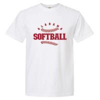 Alabama Softball Vintage Team Retro Softball Fan Garment-Dyed Heavyweight T-Shirt