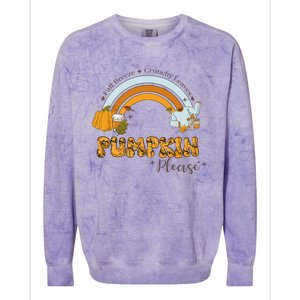 Autumn Season Vibes Graphic Colorblast Crewneck Sweatshirt