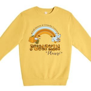 Autumn Season Vibes Graphic Premium Crewneck Sweatshirt