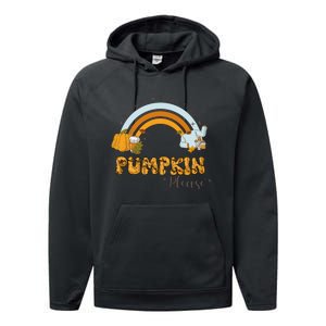 Autumn Season Vibes Graphic Performance Fleece Hoodie