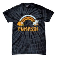 Autumn Season Vibes Graphic Tie-Dye T-Shirt