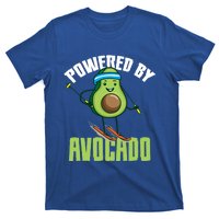 Avocado Skier Vegan Skiing Funny Gift T-Shirt