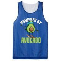 Avocado Skier Vegan Skiing Funny Gift Mesh Reversible Basketball Jersey Tank