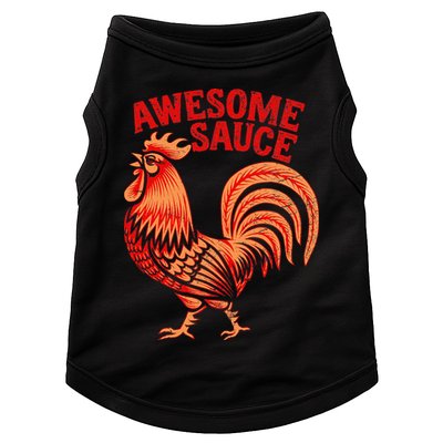 Awesome Sauce With Picture Of Rooster Doggie Tank