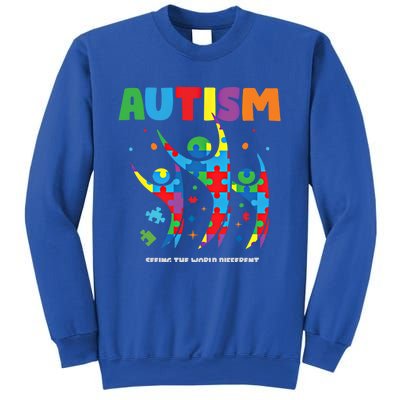 Autism Seeing World Different Autistic Autism Awareness Gift Sweatshirt