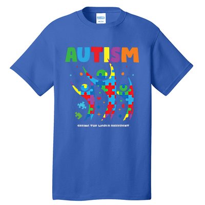 Autism Seeing World Different Autistic Autism Awareness Gift Tall T-Shirt