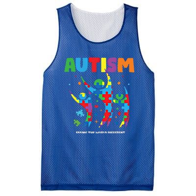 Autism Seeing World Different Autistic Autism Awareness Gift Mesh Reversible Basketball Jersey Tank