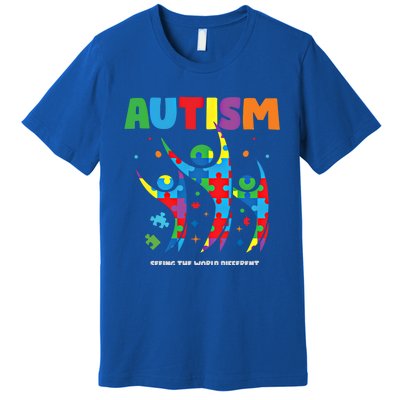 Autism Seeing World Different Autistic Autism Awareness Gift Premium T-Shirt