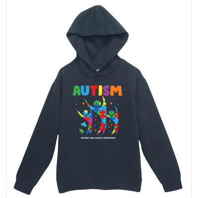 Autism Seeing World Different Autistic Autism Awareness Gift Urban Pullover Hoodie