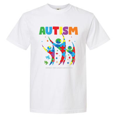 Autism Seeing World Different Autistic Autism Awareness Gift Garment-Dyed Heavyweight T-Shirt