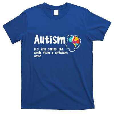 Autism Seeing World From Different Angle Autistic Awareness Gift T-Shirt