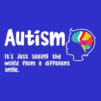 Autism Seeing World From Different Angle Autistic Awareness Gift 16 in Basic Backpack