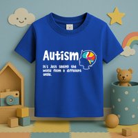 Autism Seeing World From Different Angle Autistic Awareness Gift Toddler T-Shirt