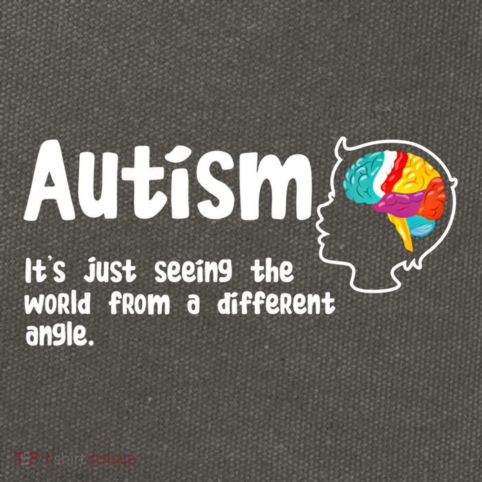 Autism Seeing World From Different Angle Autistic Awareness Gift Cotton Canvas Backpack