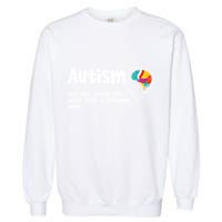 Autism Seeing World From Different Angle Autistic Awareness Gift Garment-Dyed Sweatshirt