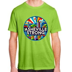 Asheville Strong Western Nc Helene Recovery Adult ChromaSoft Performance T-Shirt